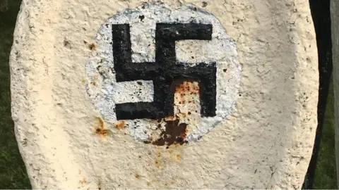 Erase the Hate Anchor with swastika