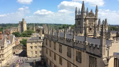 Marcus Liddell The Bodleian Library as seen from the cupola of the Sheldonian Theatre
