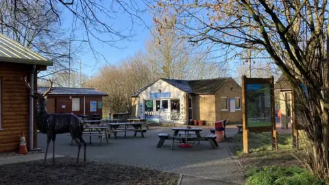 Tourist Information Centre at Cartgate seen from the outside