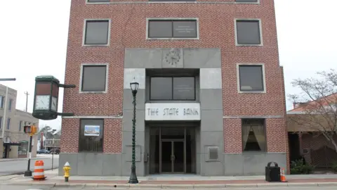 BBC The former offices of Four-County Community Services in Laurinburg, North Carolina