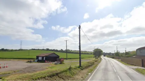 Google Lower Burnham Road in Cold Norton