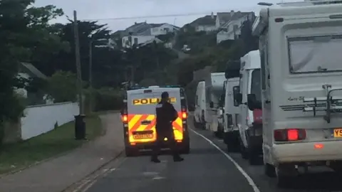 Newquay Police Campervans