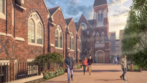 Czero Developments Artist's impression of St Joseph's Orphanage plans