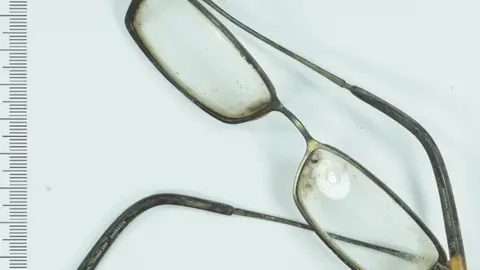 University of Liverpool Child's spectacles found at Castle Henllys site