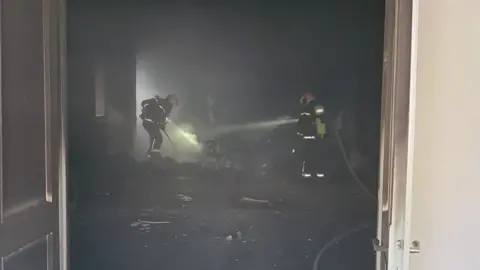 Vienna Jewish Community The foyer of a Jewish ceremonial hall was badly damaged by fire on Tuesday night