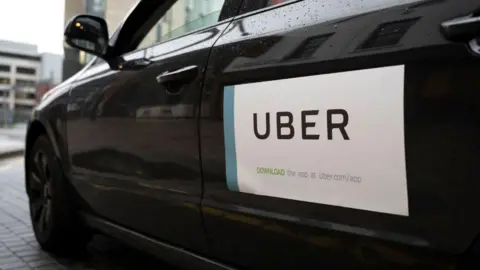 Uber private hire car