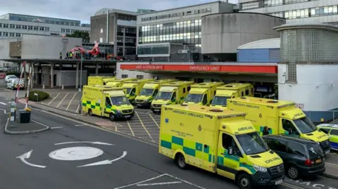 Generic picture of UHW with ambulances