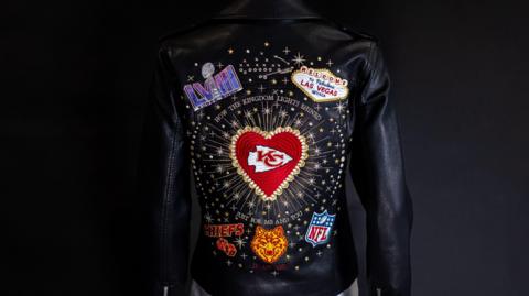 Custom Kansas City Chiefs leather jacket