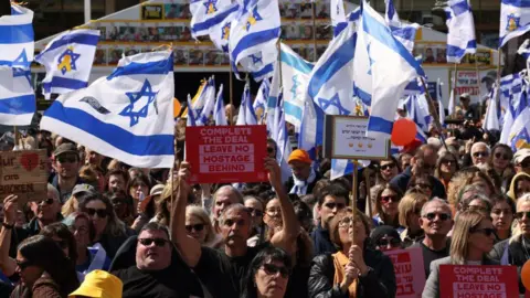 Getty Images Hostages Square in Tel Aviv