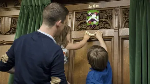 UK Parliament/Jessica Taylor Jo Cox plaque