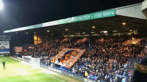 We Are Luton Town Podcast Banner of Tom Lockyer