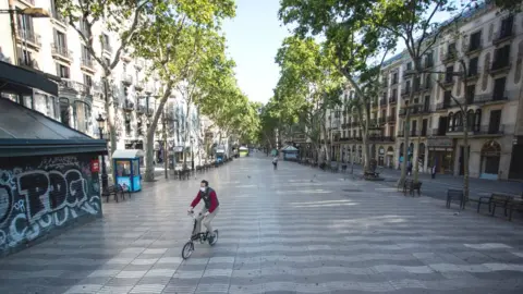 Getty Images Barcelona's Las Ramblas