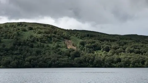 BBC Landslide near Royal Cottage