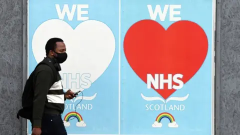 Getty Images we love nhs sign