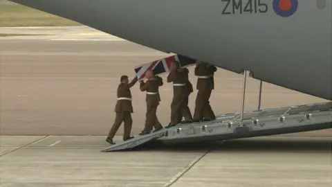 Ministry of Defence Capt Sprouting repatriation