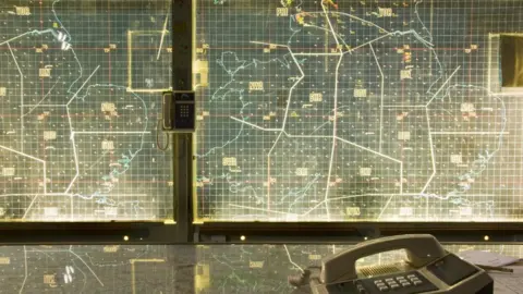 English Heritage The inside of a Cold War bunker in York