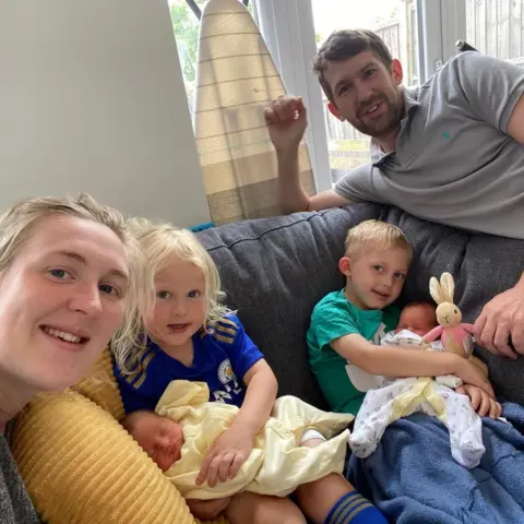 Alex Wright First family photo.