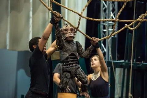 The Other Richard Monkey puppet