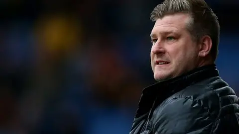 Getty Images Oxford United head coach Karl Robinson