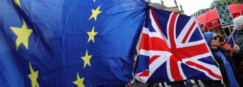 EPA EU flag and Union Jack