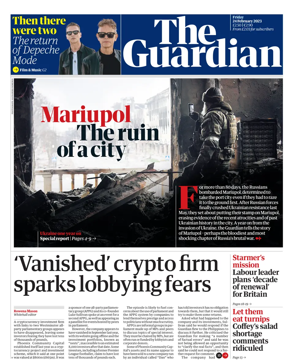 Papers focus on Ukraine and food shortages