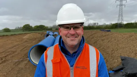 John Fairhall/BBC Kieran Ingram, group water director, Essex & Suffolk Water