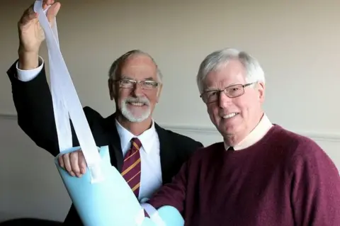 Professor David Sharpe and John Craven