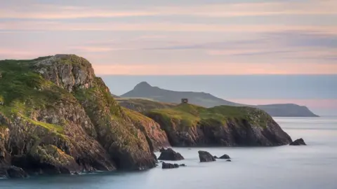 Drew Buckley Abereiddy headland