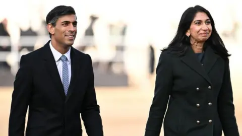 Getty Images Rishi Sunak and Suella Braverman