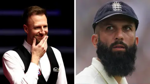 Getty/PA Judd Trump and Moeen Ali