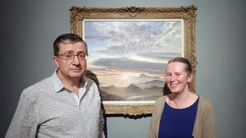 Worcestershire Heritage, Art and Museums Martin Cook with Head of Museums Worcestershire Philippa Tinsley