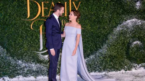 Getty Images Dan Stevens and Emma Watson