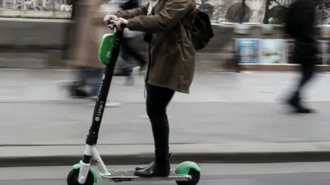 AFP An electric scooter