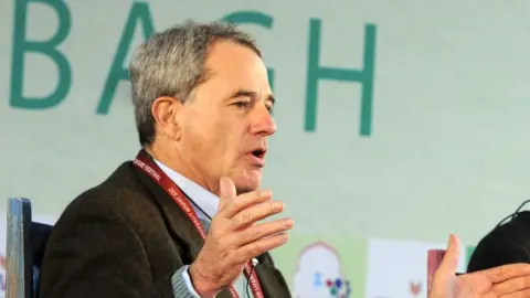 Getty Images Charles Glass at a literature festival in 2015