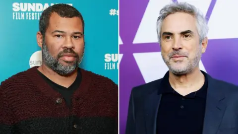 Getty/Reuters Jordan Peele and Alfonso Cuaron