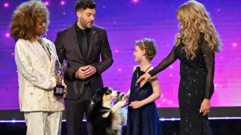 The Daily Mirror Pride of Britain Awards with TSB Freya at the awards ceremony