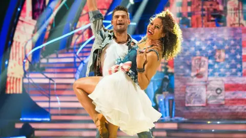 Strictly's Lady Weymouth and dance partner Aljaz Skorjanec