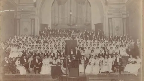 Jane Kemp Ipswich Choral Society at the Public Hall, Ipswich, in 1909