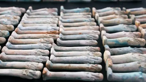 Reuters Ancient statues discovered near an ancient necropolis in Minya, Egypt