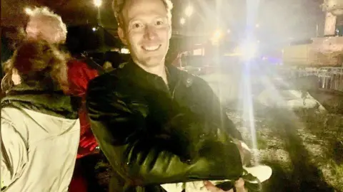 HM Coastguard Cass Weaver and Pepper the puppy