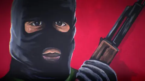 BBC Paramilitary mural