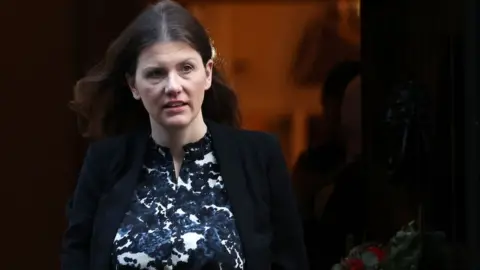 Shutterstock Michelle Donelan, British Secretary of State for Science, Innovation and Technology, departs 10 Downing Street following a Cabinet meeting