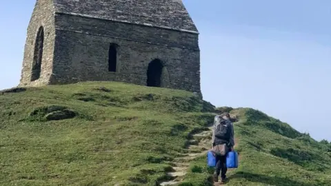 Andrew Carr Stairs up to Rame Head
