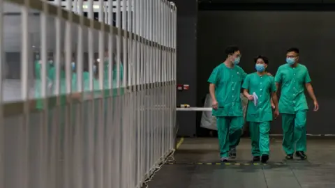 Getty Images Hong Kong Impose Restrictions As Coronavirus Cases Continue To Rise