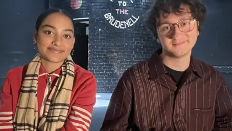 Gemma Dillon/BBC Lily Fontaine and Lewis Whiting