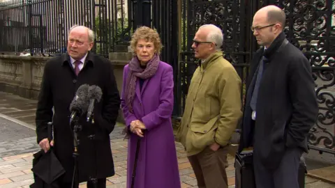 TUV leader Jim Allister (left) and Baroness Hoey were among those behind the appeal