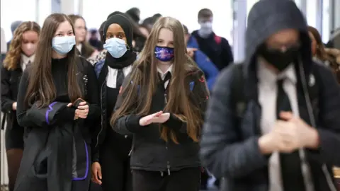 Getty Images pupils at a school in Glasgow