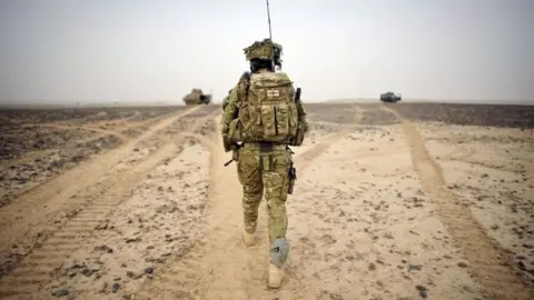 PA British Army Officer in Helmand province