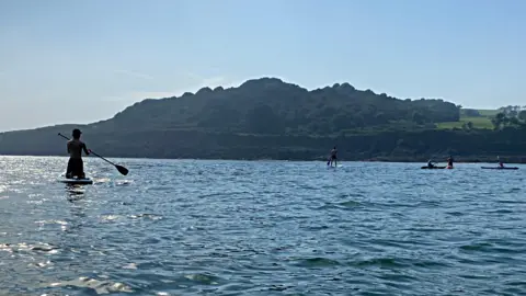 AngelaJ | BBC Weather Watchers Paddleboarders at The Mumbles
