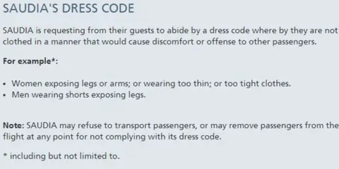 Saudia.com Saudia Airlines dress code